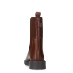 Manfield Bruine leren chelsea boots^DAMES Enkellaarsjes