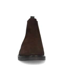 Manfield Bruine suède chelsea boots^Heren Boots