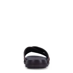 Manfield Bruine suède slippers^Heren Slippers & Sandalen