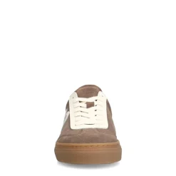 Manfield Bruine suède sneakers^DAMES Sneakers