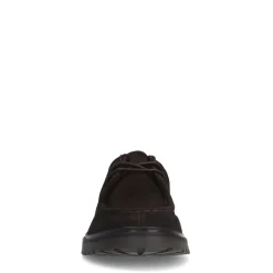 Manfield Bruine suède veterschoenen^Heren Veterschoenen