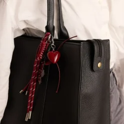 Manfield Burgundy bag charms^ Bag Charms