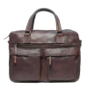 Manfield Cognac laptoptas 16 inch^ Laptoptassen