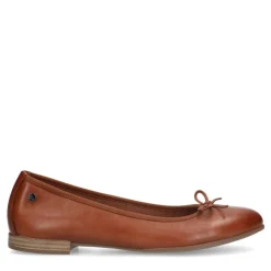 No Stress Cognac leren ballerina's^DAMES Loafers