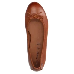 No Stress Cognac leren ballerina's^DAMES Loafers