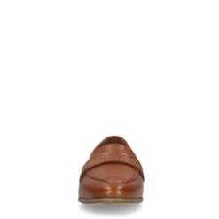 No Stress Cognac leren loafers^DAMES Loafers