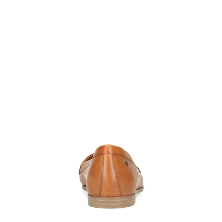 No Stress Cognac leren loafers^DAMES Loafers