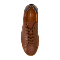 No Stress Cognac leren sneakers^Heren Sneakers