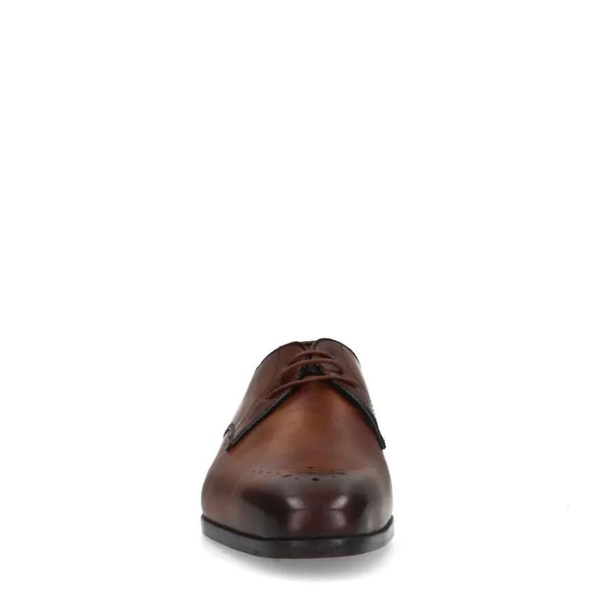 Heritage Cognac leren veterschoenen^Heren Veterschoenen