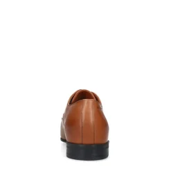 Van Lier Cognac leren veterschoenen^Heren Veterschoenen