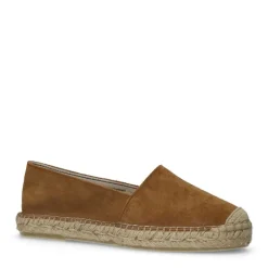 Manfield Cognac suède espadrilles^DAMES Espadrilles