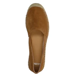 Manfield Cognac suède espadrilles^DAMES Espadrilles
