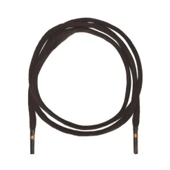 Manfield Donkerbruine ronde schoenveters waxed (90 cm)^ Overig