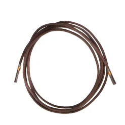Manfield Donkerbruine schoenveters waxed (90 cm)^ Overig