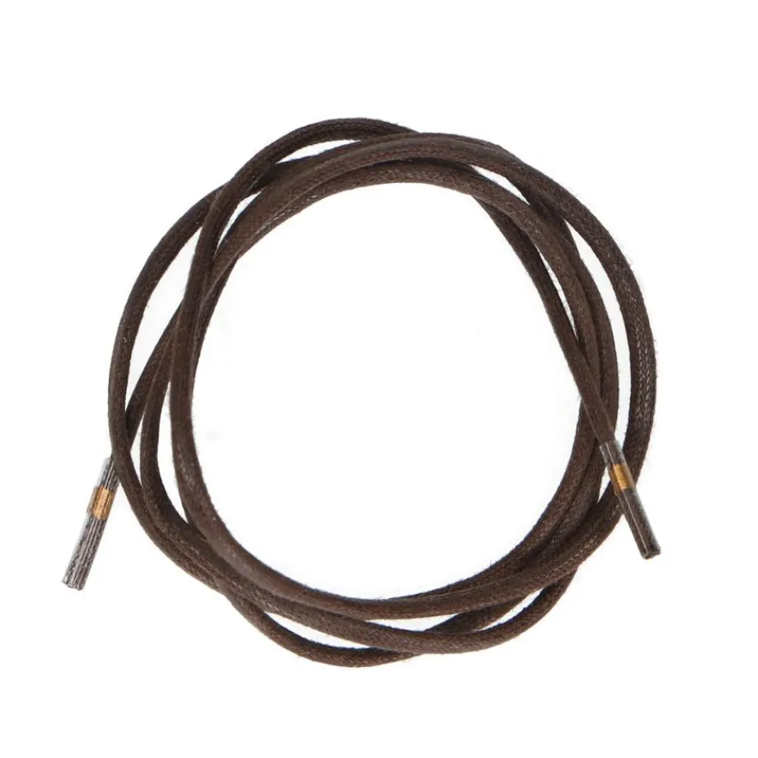 Manfield Donkerbruine schoenveters waxed (75 cm)^ Overig
