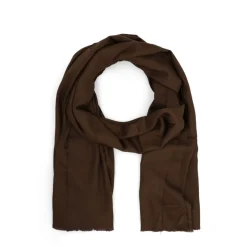 Manfield Donkerbruine sjaal^ Sjaals