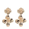 Manfield Gouden bloemen oorbellen^ Sieraden