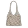 Manfield Gouden gevlochten shopper^ Shoppers