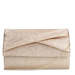Manfield Gouden glitter clutch^ Clutches