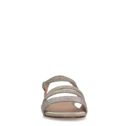 Manfield Gouden glitter sandalen^DAMES Sandalen