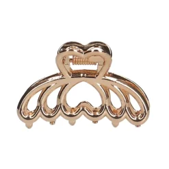 Manfield Gouden haarklem met hartje^ Haaraccessoires
