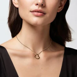 Manfield Gouden ketting met hartje^ Sieraden