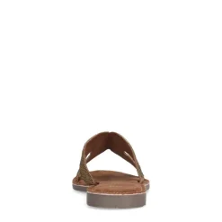 Manfield Gouden kralen slippers^DAMES Slippers