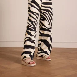 No Stress Gouden leren croco sandalen^DAMES Sandalen