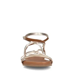 No Stress Gouden leren sandalen met bandjes^DAMES Sandalen