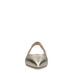 Manfield Gouden leren slingback ballerina's^DAMES Pumps|Slingbacks
