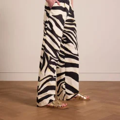 No Stress Gouden leren slippers^DAMES Slippers