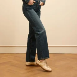 No Stress Gouden leren sneakers^DAMES Sneakers