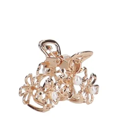 Manfield Gouden metalen bloemetjes klem^ Haaraccessoires