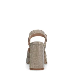 Manfield Gouden sandalen met hak^DAMES Sandalen