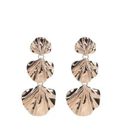 Manfield Gouden schelpen oorbellen^ Sieraden