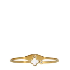 Manfield Goudkleurige bangle armband^ Sieraden
