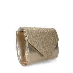 Manfield Goudkleurige glittertas^ Clutches