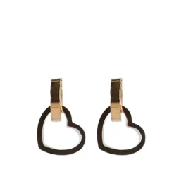 Manfield Goudkleurige hartjes oorbellen^ Sieraden