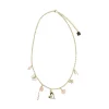Manfield Goudkleurige ketting met bedeltjes^ Sieraden