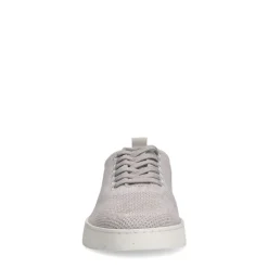 Manfield Grijze knit fabric sneakers^Heren Sneakers