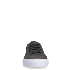 Van Lier Grijze nubuck sneakers^Heren Sneakers
