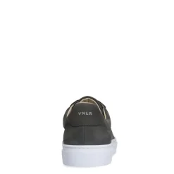 Van Lier Grijze nubuck sneakers^Heren Sneakers