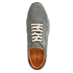Van Lier Grijze suède sneakers^Heren Sneakers