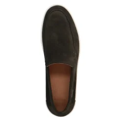 Manfield Groene suède loafers^Heren Loafers