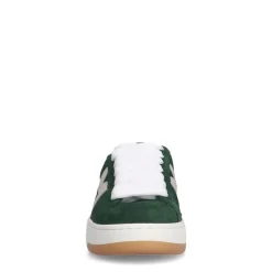 Manfield Groene suède sneakers^DAMES Sneakers