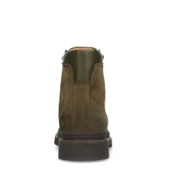 Manfield Khaki suède veterboots^Heren Boots
