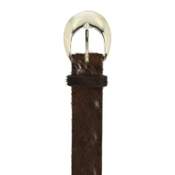 Manfield Koeien riem met vacht^ Riemen