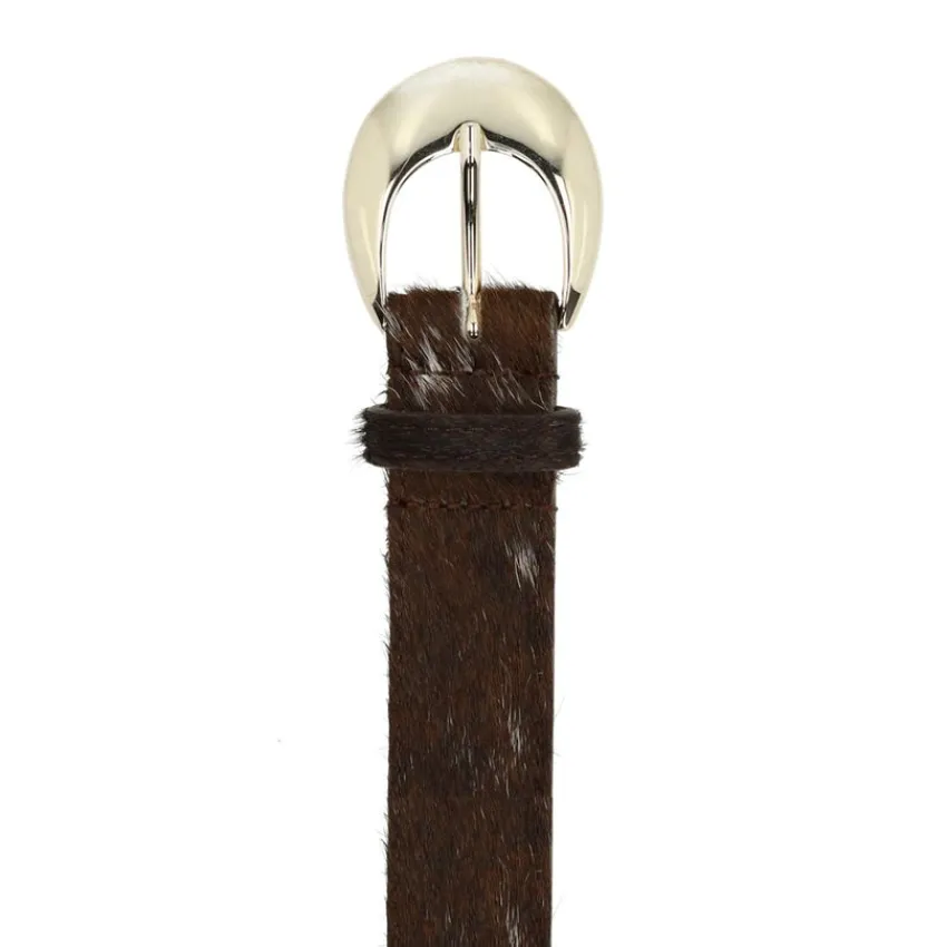 Manfield Koeien riem met vacht^ Riemen