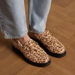 Manfield Leopard loafers^DAMES Loafers