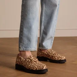 Manfield Leopard loafers^DAMES Loafers